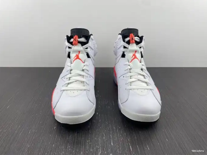 Reps TBkick (2014) Retro 384664-123 Infrared 6 White Jordan 0505